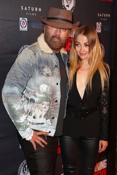 Nicolas Cage et Erika Koike au Writers Guild Theater le 16 septembre 2019 à Beverly Hills, Californie. | Photo : Getty Images