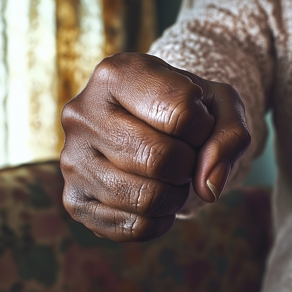 Le poing serré d'une femme | Source : Midjourney