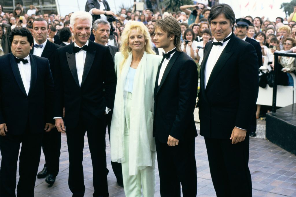 05/20/1986 : Johnny Hallyday, Sylvie Vartan, David Hallyday et Tony Scotty | Source : Getty Images