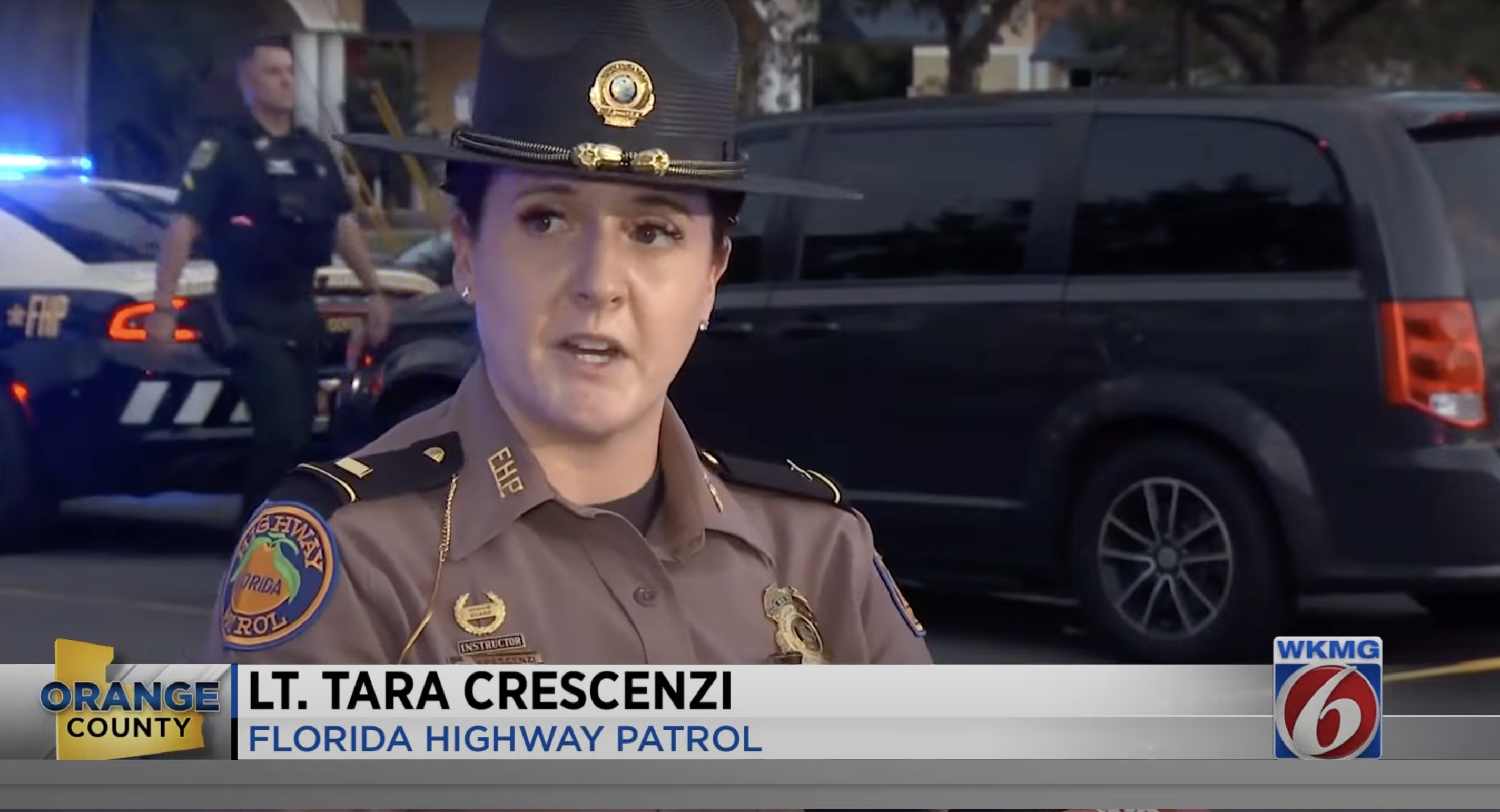 Le lieutenant Tara Crescenzi exprimant ses pensées sur l'incident, extrait d'une vidéo datée du 18 janvier 2024 | Source : youtube.com/@News6WKMG.