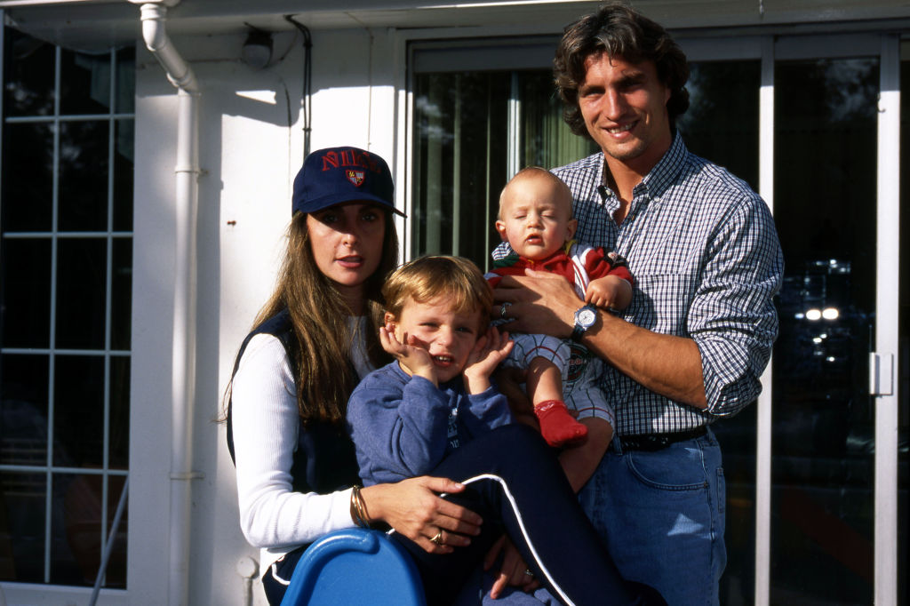 La légende du football et sa famille | Source : Getty Images