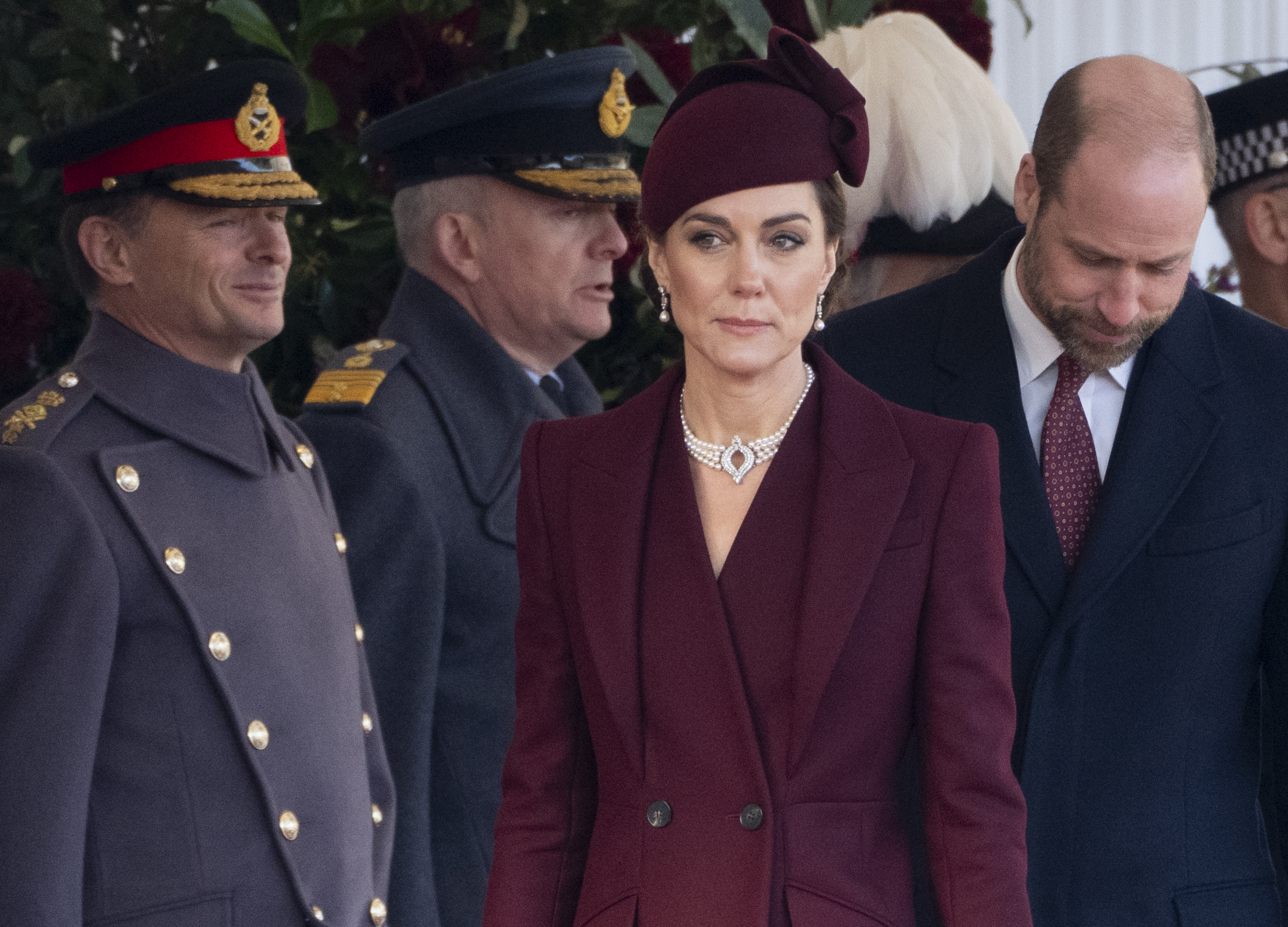 Prince William, and La princesse Catherine, lors du premier jour de la visite de l'émir de l'État du Qatar au Royaume-Uni, le 03 décembre 2024, à Londres, en Angleterre. | Source : Getty Images