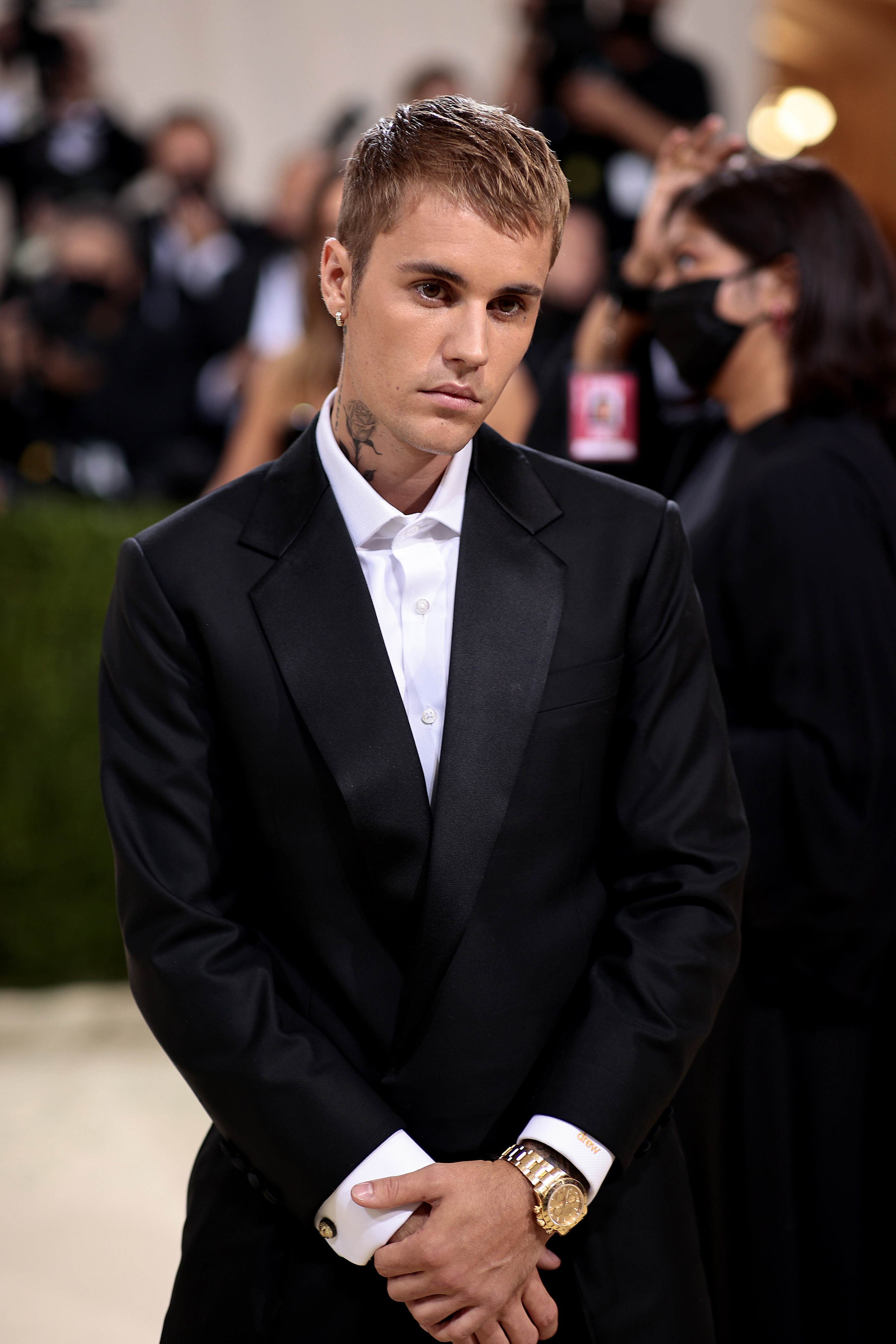 Justin Bieber assiste au gala du Met "Célébrer en Amérique : Un lexique de la mode" au Metropolitan Museum of Art à New York le 13 septembre 2021. | Source : Getty Images
