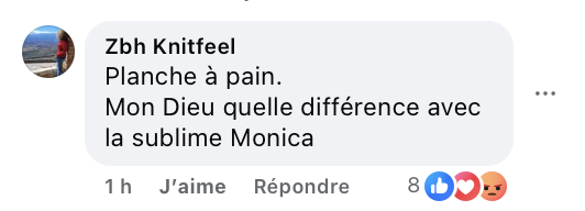 Commentaire d'un internaute I Source : https://www.facebook.com/reel/1403549441563226