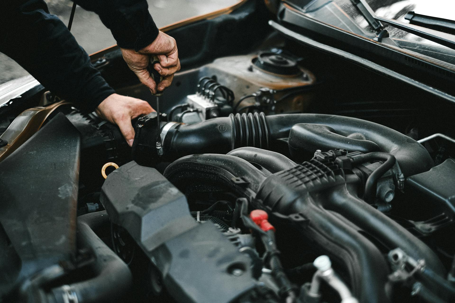 Un moteur de voiture | Source : Pexels