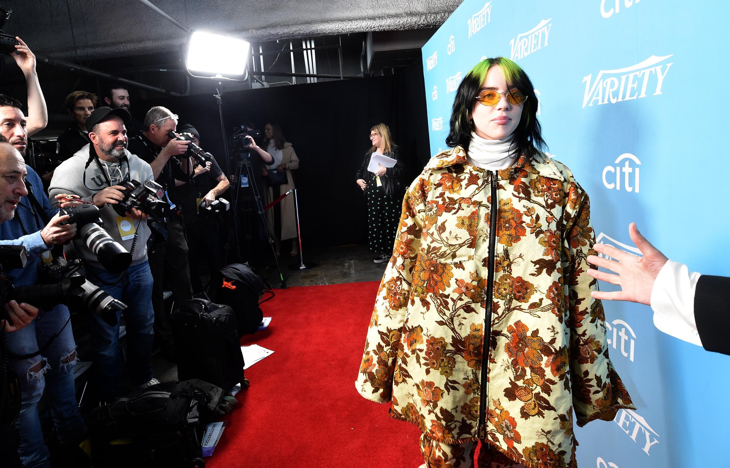 Billie Eilish au brunch des Hitmakers de Variety, à Los Angeles, le 7 décembre 2019. | Source : Getty Images