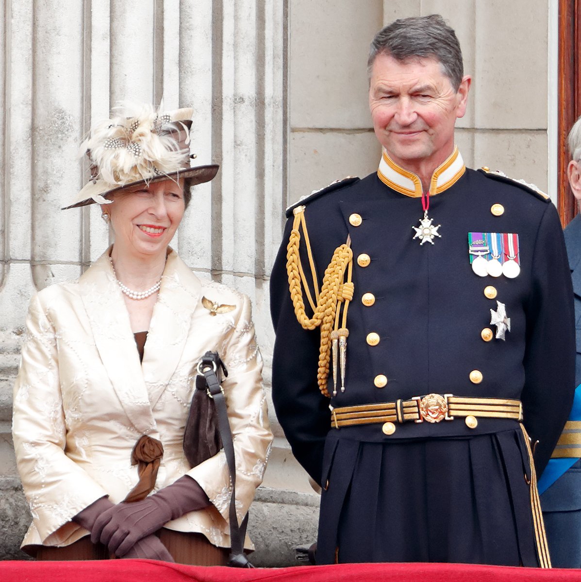 La princesse Anne et Sir Timothy Laurence au palais de Buckingham en juillet 2018 | Source : Getty Images