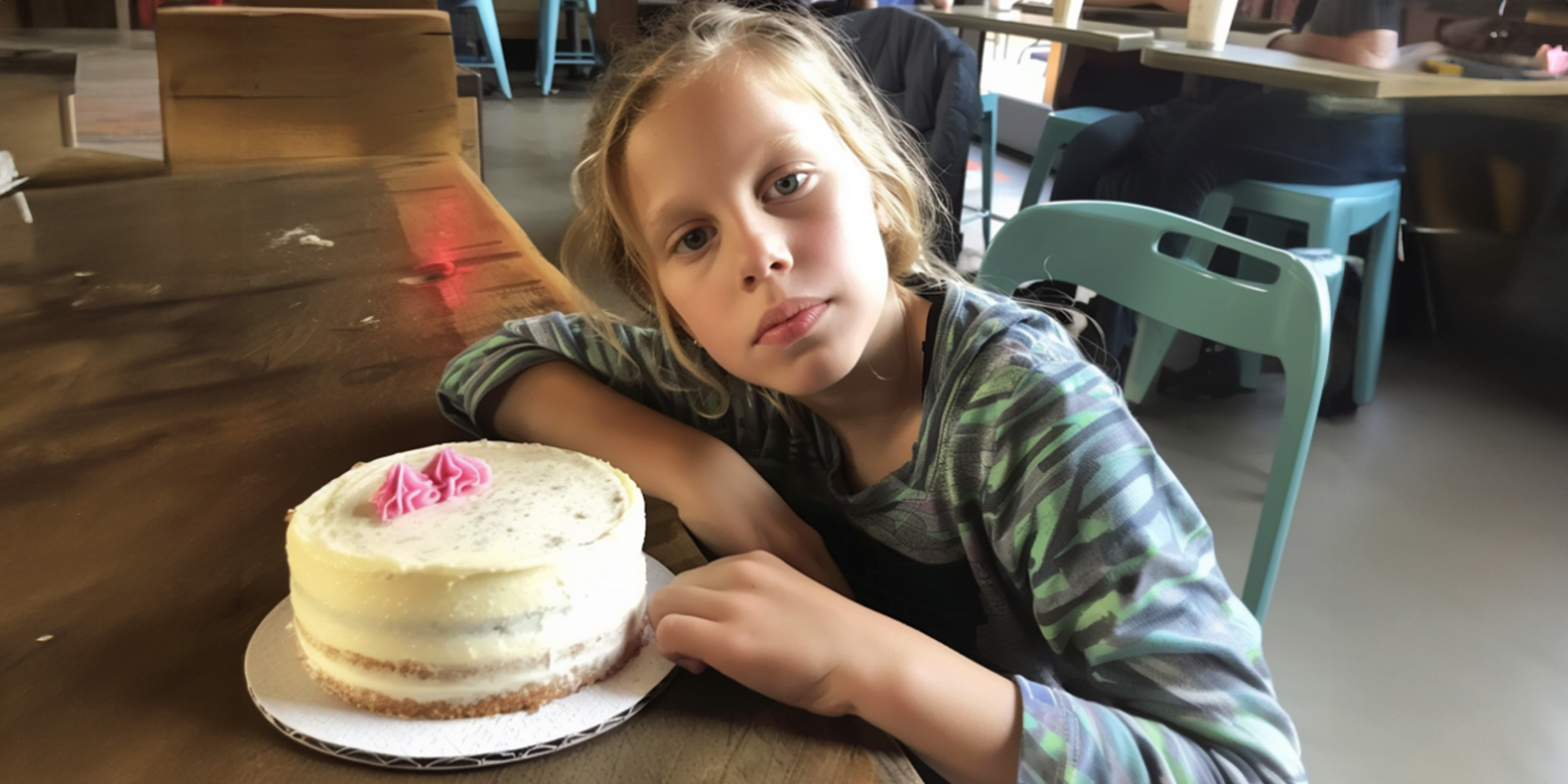 Une fille pose avec un gâteau | Source : Amomama