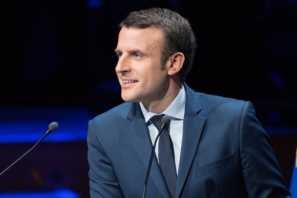Emmanuel Macron en pleine conférence | Photo : Shutterstock