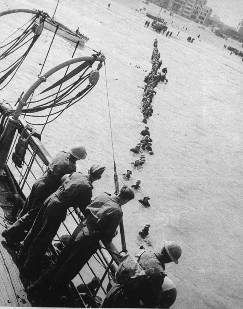 L'évacuation de Dunkerque en 1940. l Source : Getty Images