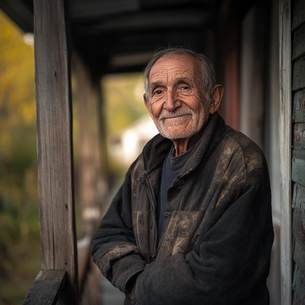 Un homme âgé souriant | Source : Midjourney