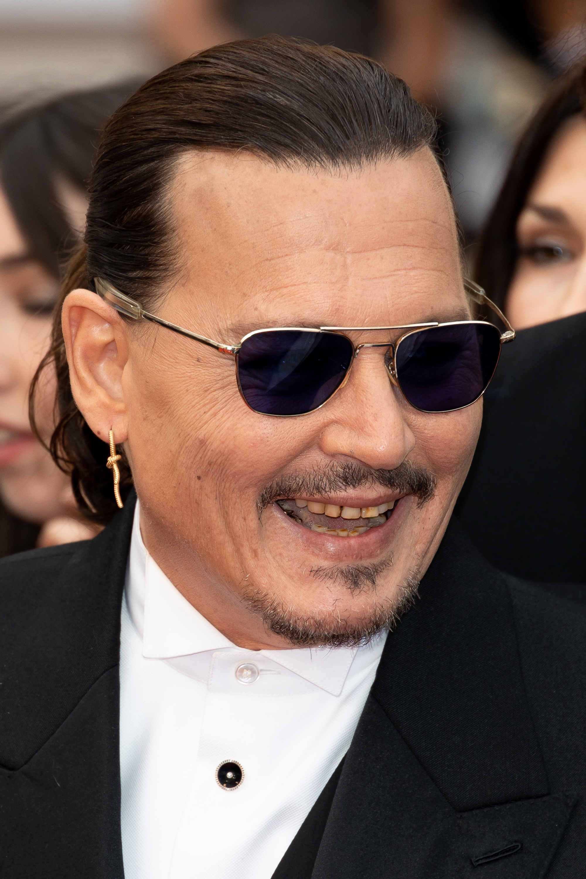 Johnny Depp lors de la projection du tapis rouge et de la cérémonie d'ouverture de "Jeanne du Barry" lors de la 76e édition du Festival de Cannes, le 16 mai 2023, à Cannes, en France | Source : Getty Images