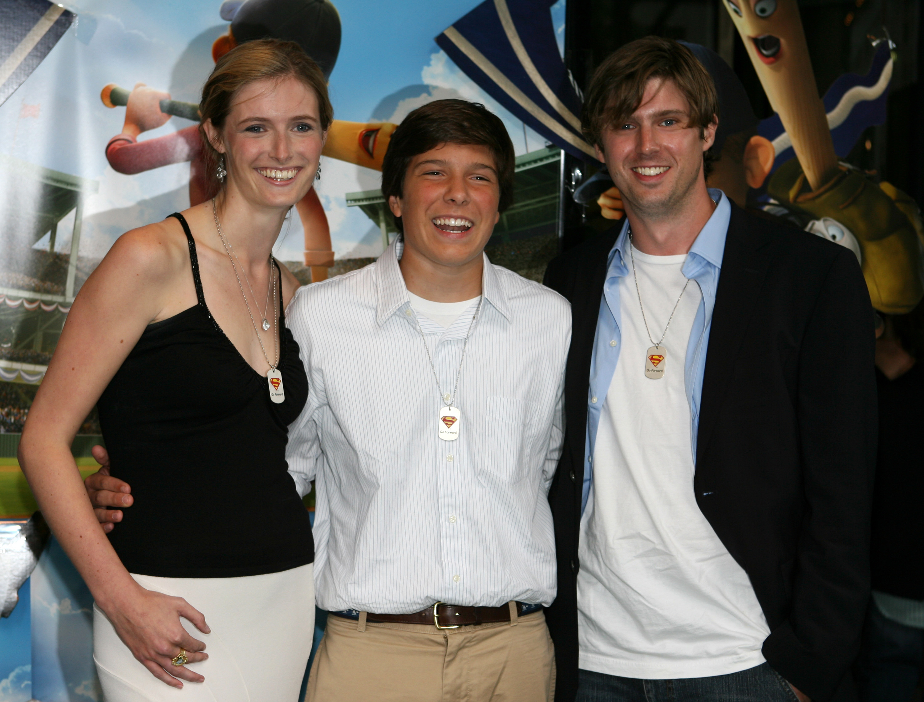 Alexandra, Will et Matthew Reeve à la première de "Everyone's Hero" à New York le 12 septembre 2006 | Source : Getty Images