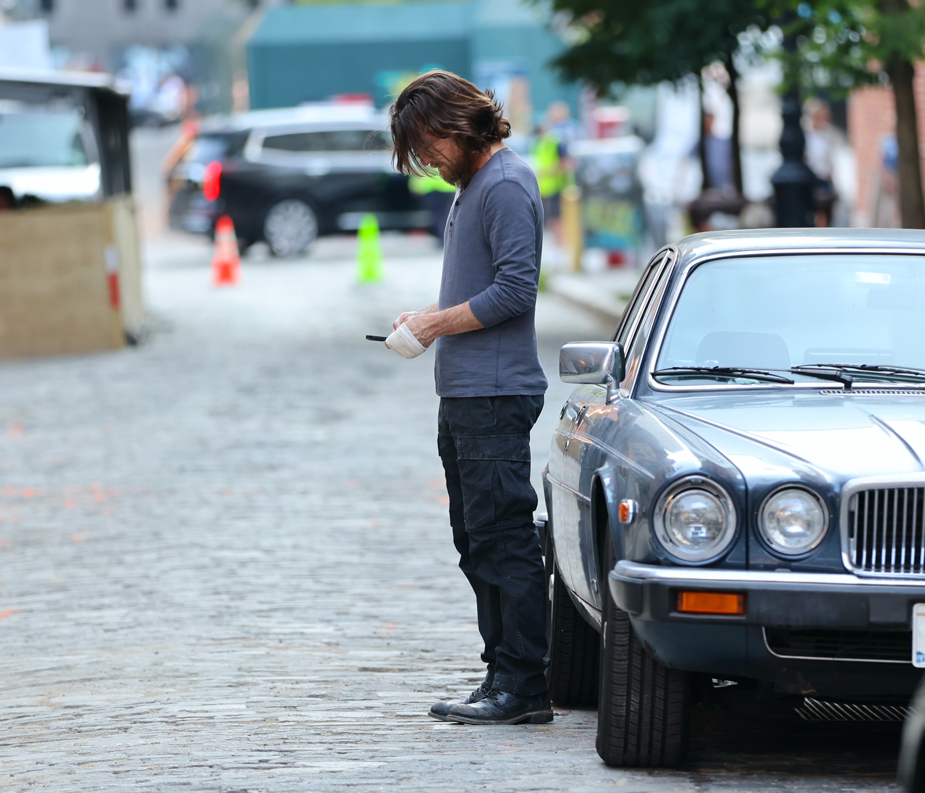 L'acteur a été vu sur un plateau de tournage à New York le 13 juin 2024 | Source : Getty Images