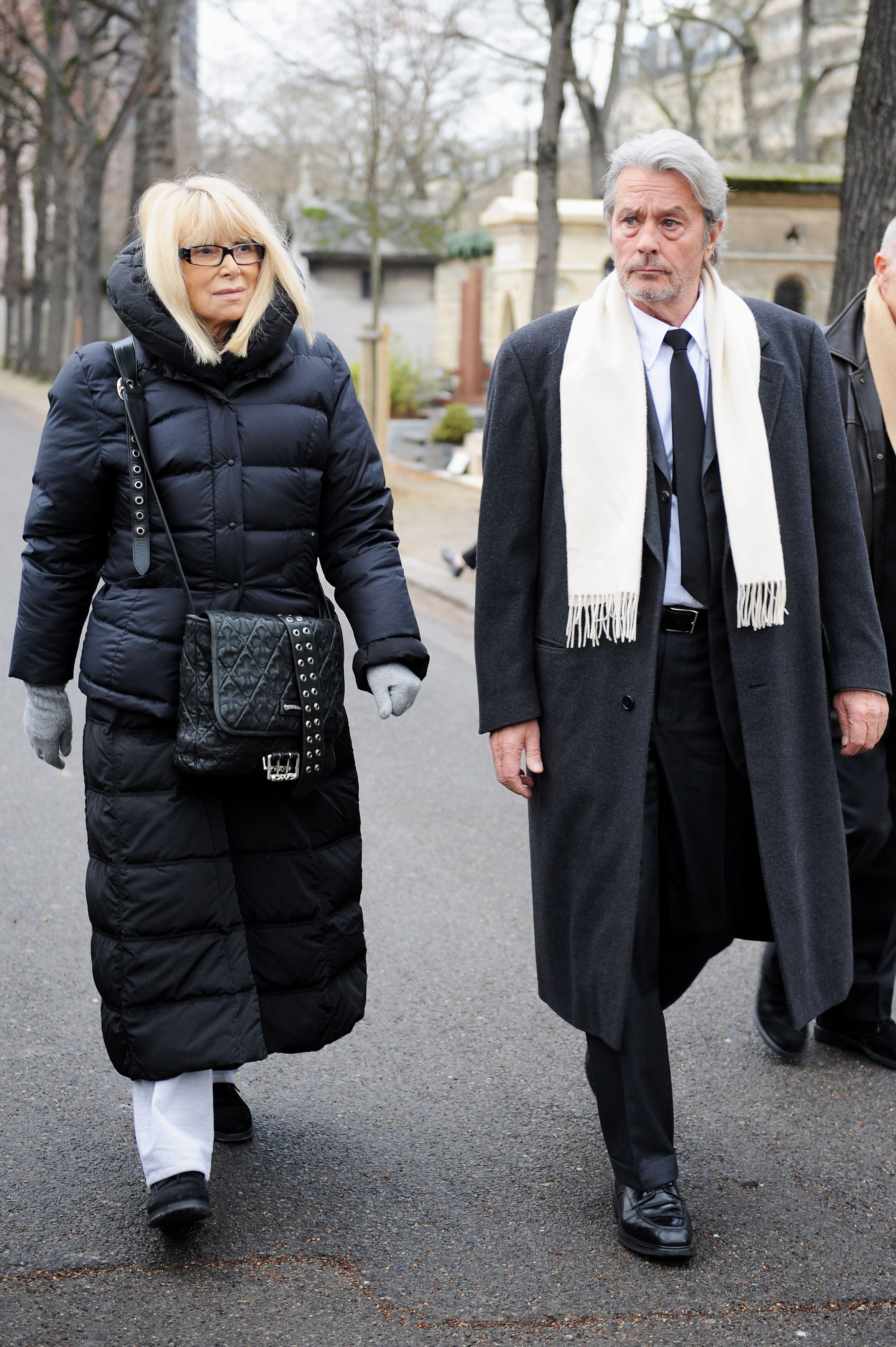 Alain Delon et Mireille Darc. l Source: Getty Images