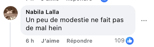 Commentaire d'un internaute I Source : https://www.facebook.com/photo/?fbid=1495090372272702&set=a.252037809911304