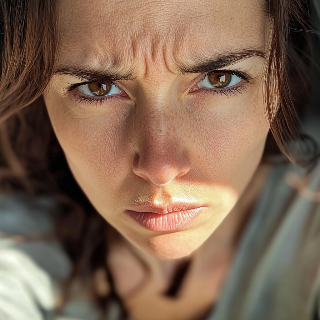 Une femme qui fronce les sourcils | Source : Midjourney