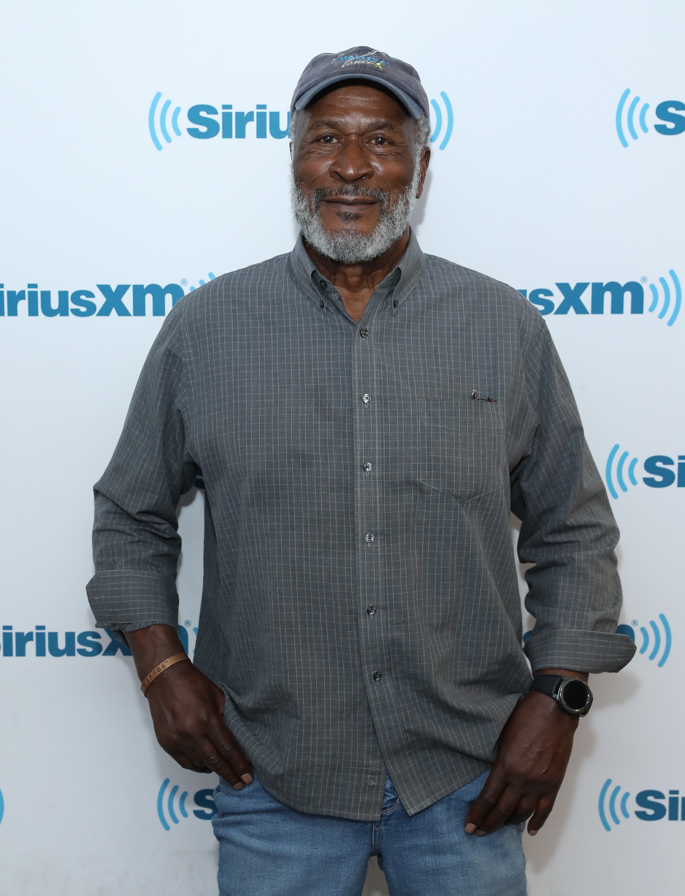 John Amos visite les studios SiriusXM à New York, le 10 octobre 2017 | Source : Getty Images