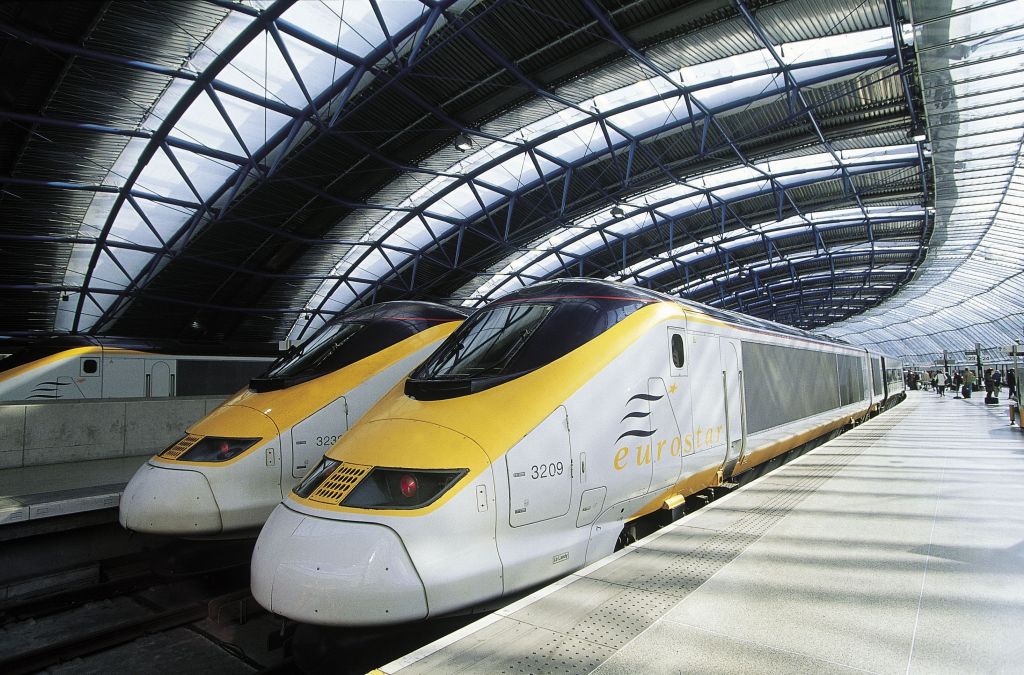 Un train Eurostar à la gare de Waterloo, Londres. | Source : Getty Images