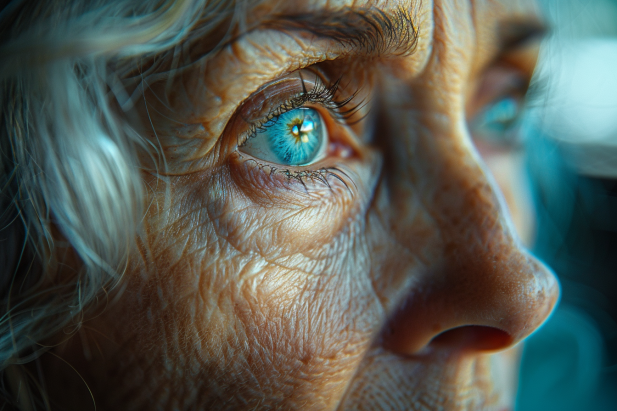 Les yeux d'une femme triste | Source : Midjourney