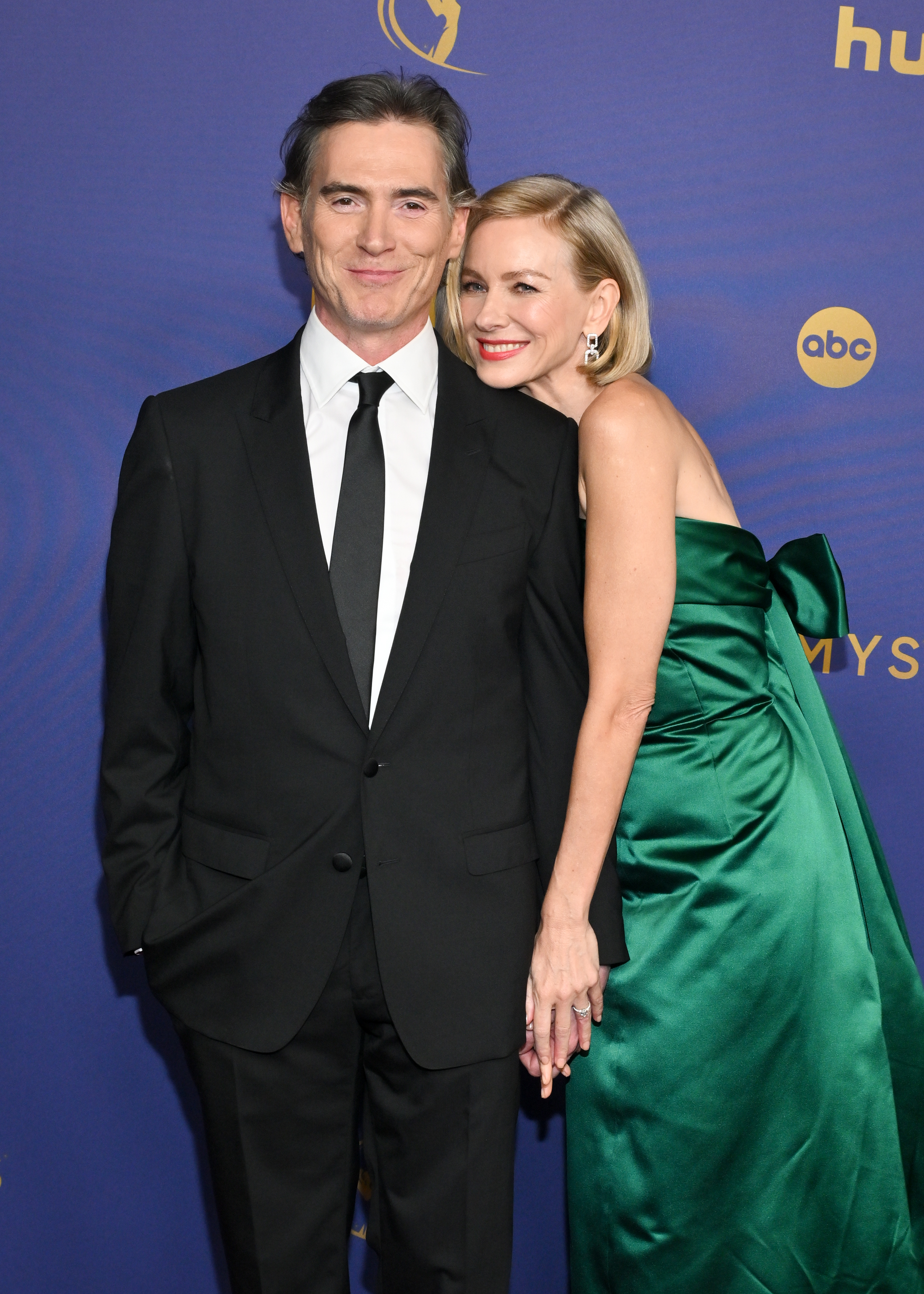 Billy Crudup et Naomi Watts lors de la 76e cérémonie des Primetime Emmy Awards à Los Angeles, Californie, le 15 septembre 2024 | Source : Getty Images