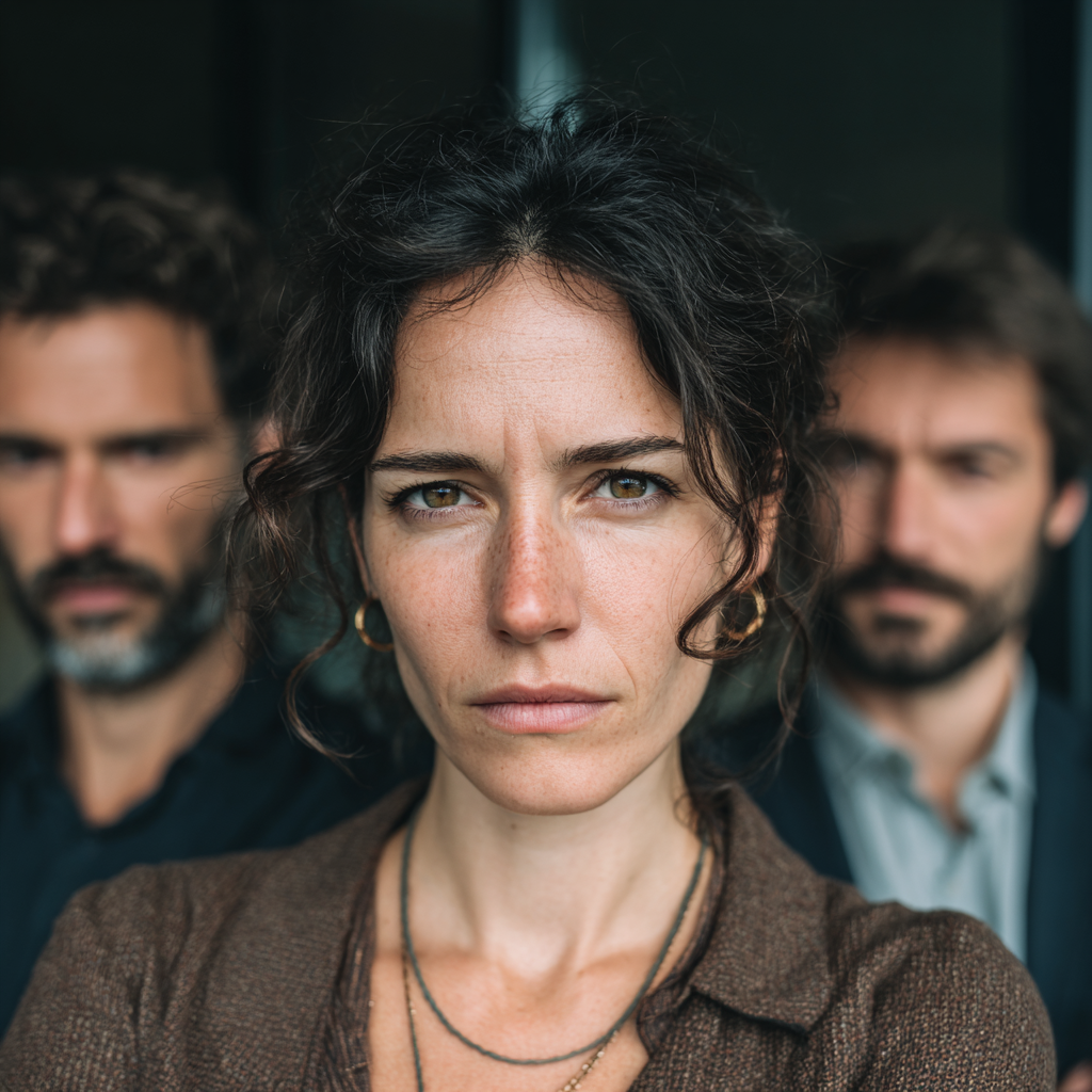 Trois frères et sœurs en colère | Source : Midjourney