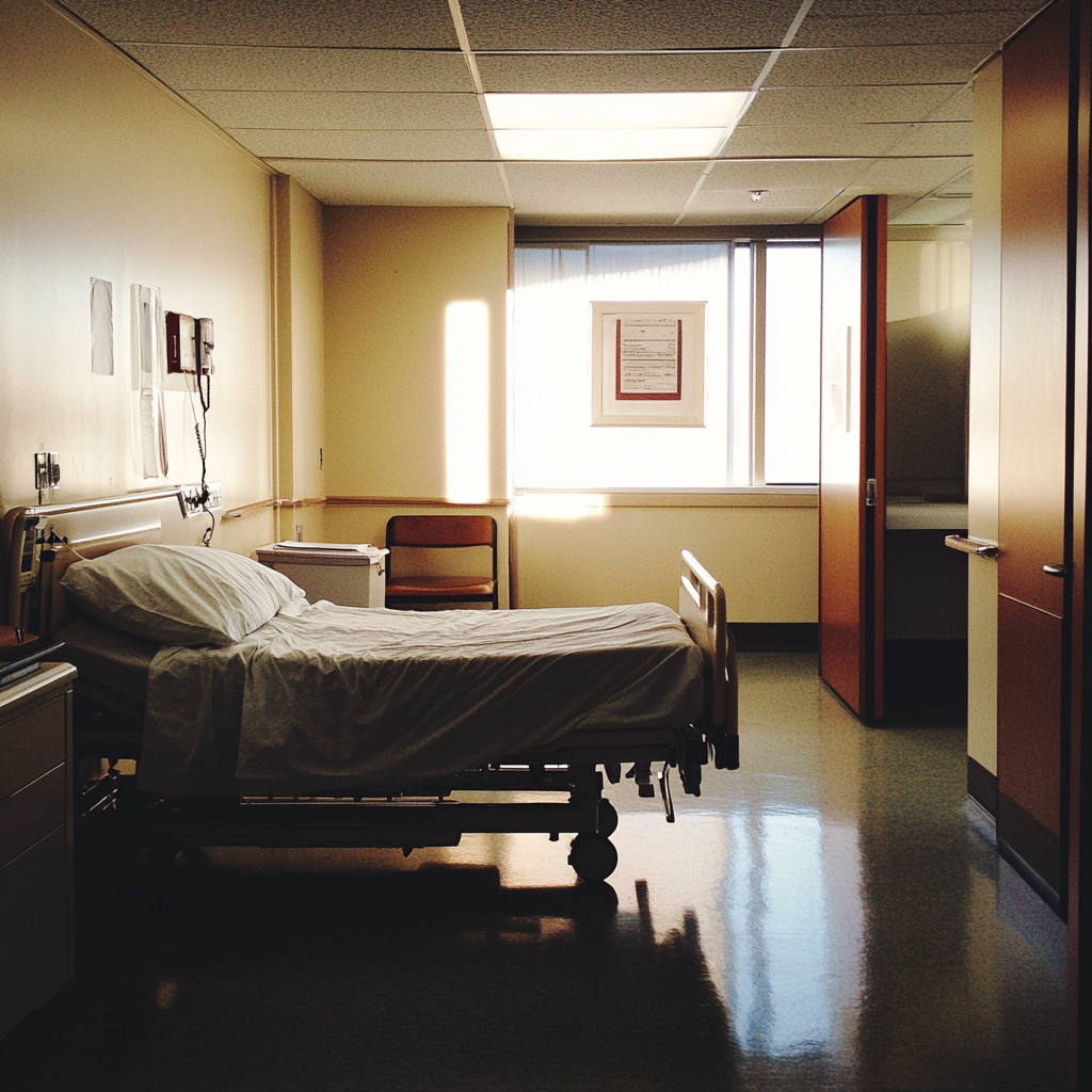 Une chambre d'hôpital | Source : Midjourney