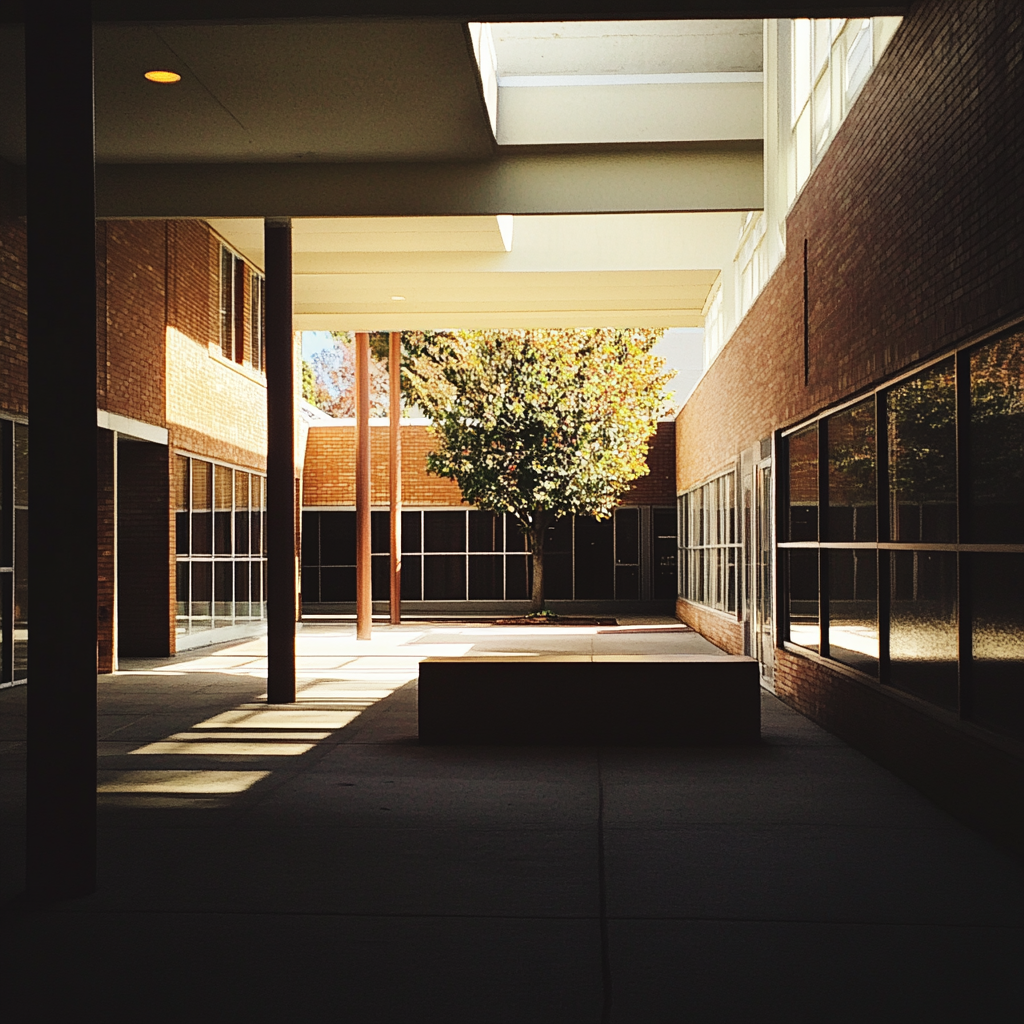 L'intérieur d'une école | Source : Midjourney
