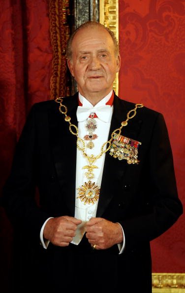 Le roi Juan Carlos d'Espagne au palais royal le 09 février 2009 à Madrid, Espagne.  | Photo : Getty Images