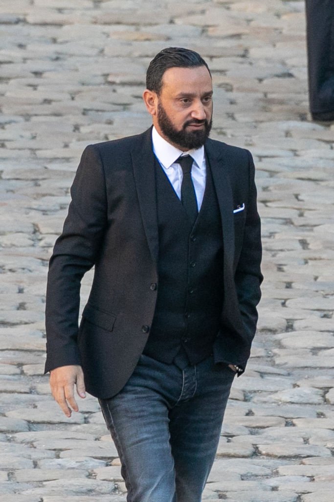 Cyril Hanouna assiste à l'hommage national à Charles Aznavour aux Invalides le 5 octobre 2018 à Paris. | Photo : Getty Images