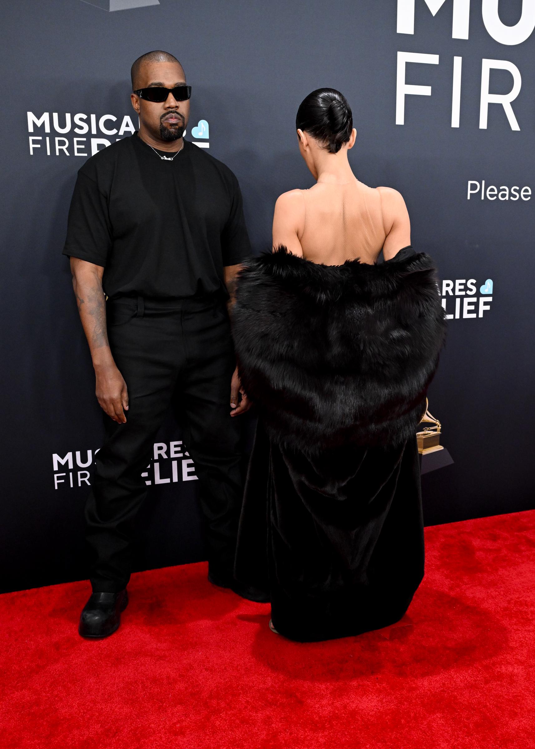 Kanye West et Bianca Censori assistent à la 67e édition des GRAMMY Awards au Crypto.com Arena, le 2 février 2025 | Source : Getty Images