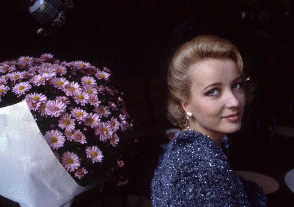 Pauline Lafont sur le tournage du film "Poulet au Vinaigre" en 1984. l Source : Getty Images