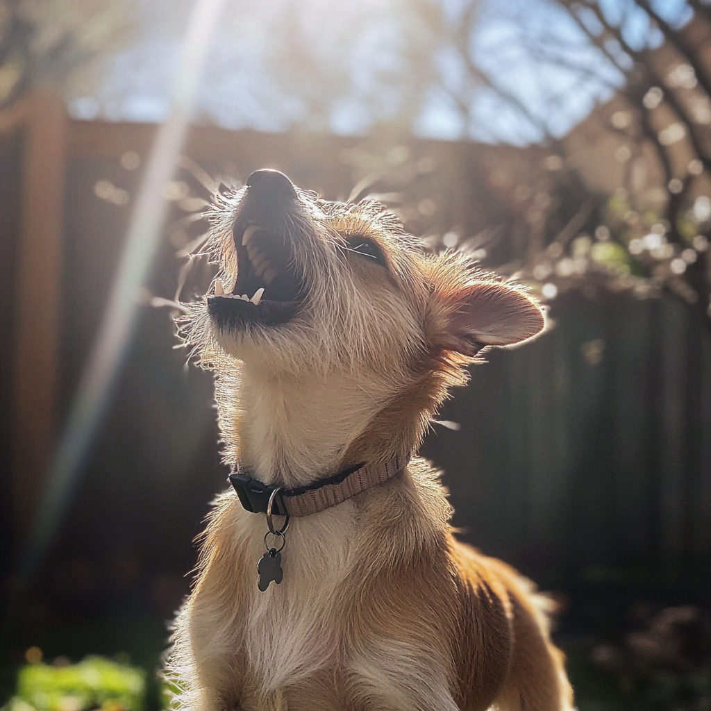 Un chien qui aboie | Source : Midjourney