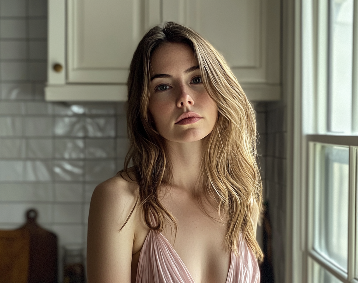 Une femme pensive | Source : Midjourney