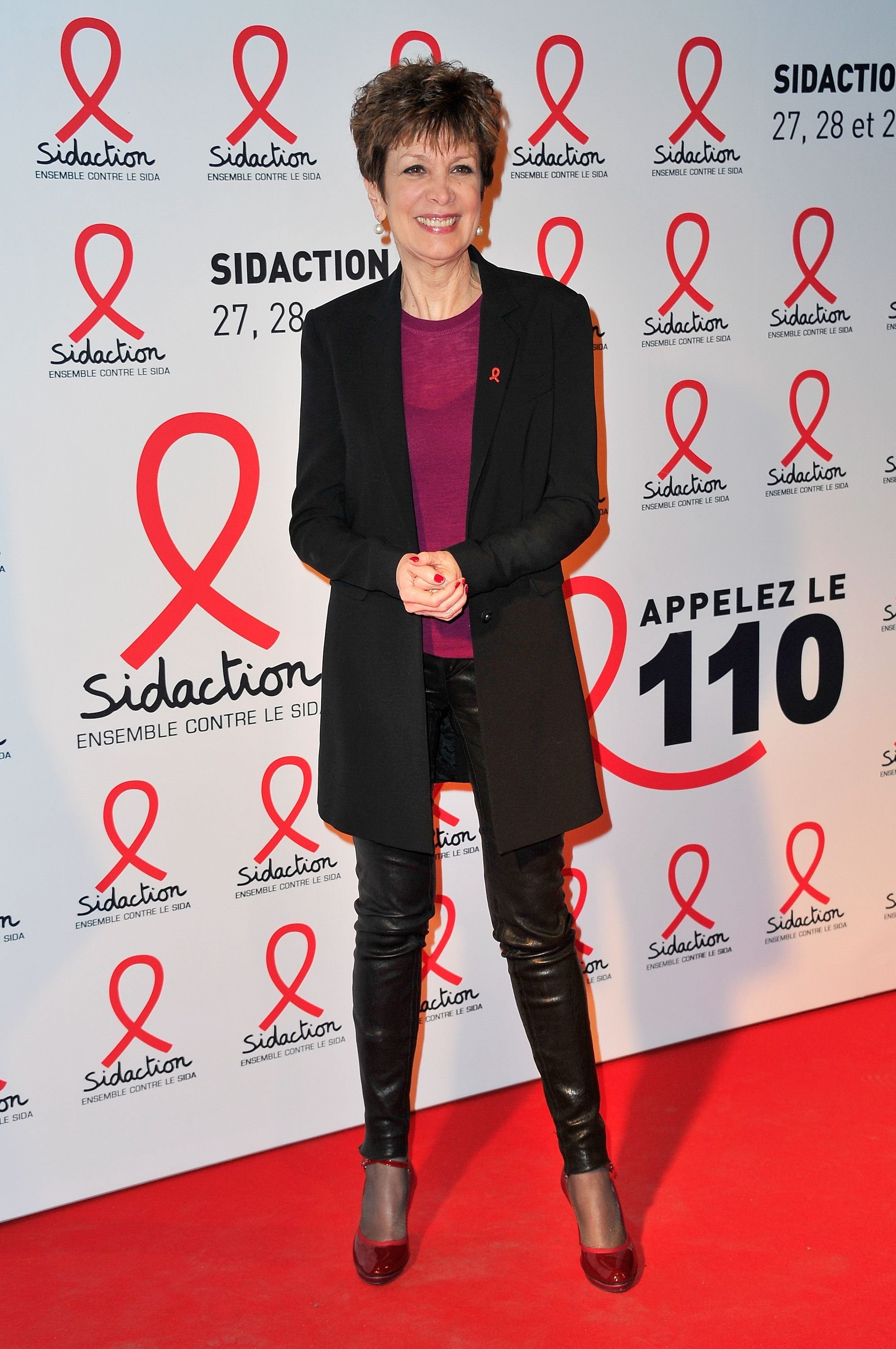 Catherine Laborde assiste à la Sidaction 2015 au Musée du Quai Branly. | Photo : Getty Images