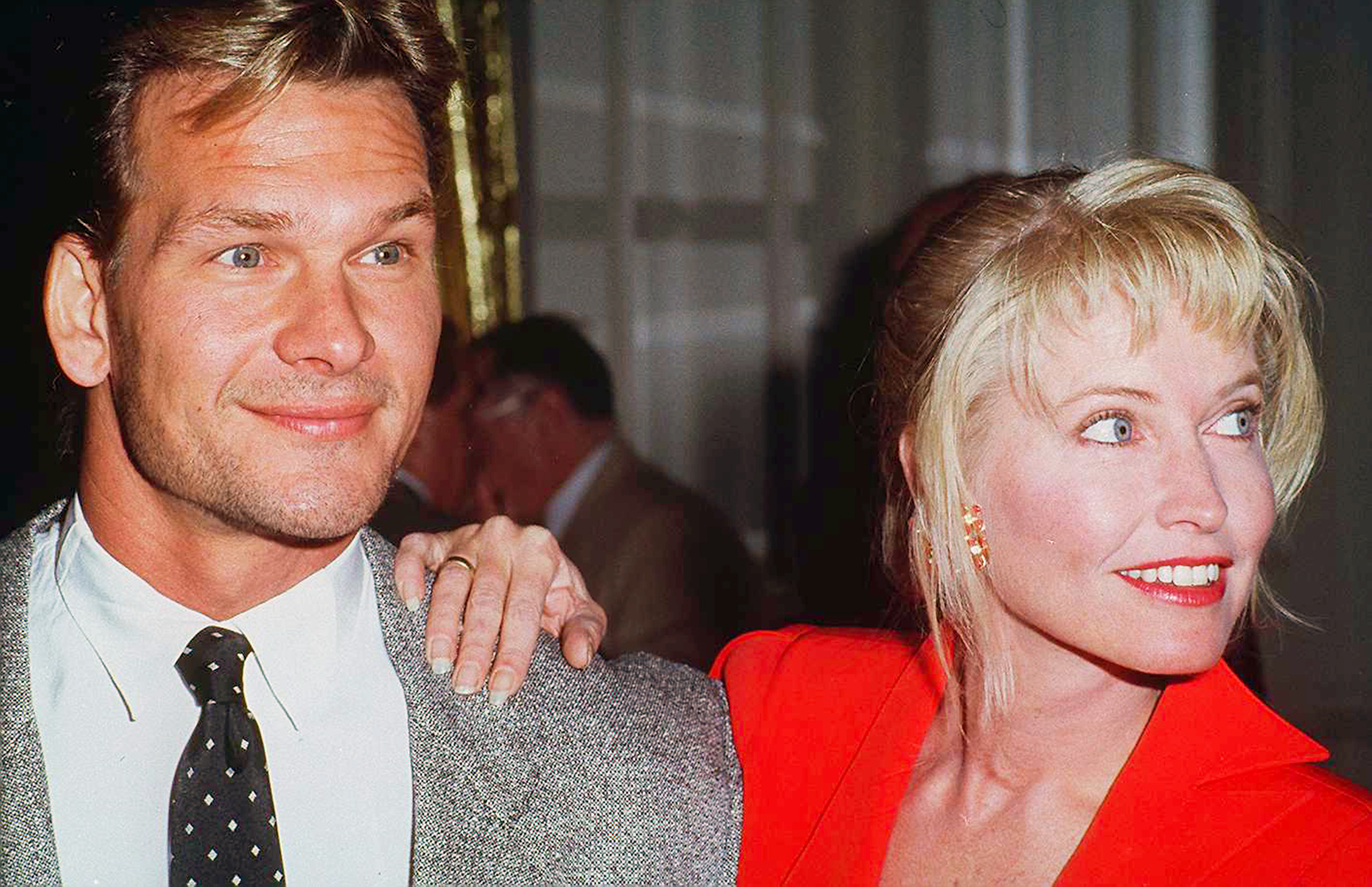 Patrick Swayze et sa femme Lisa Niemi photographiés en 1990 | Source : Getty Images