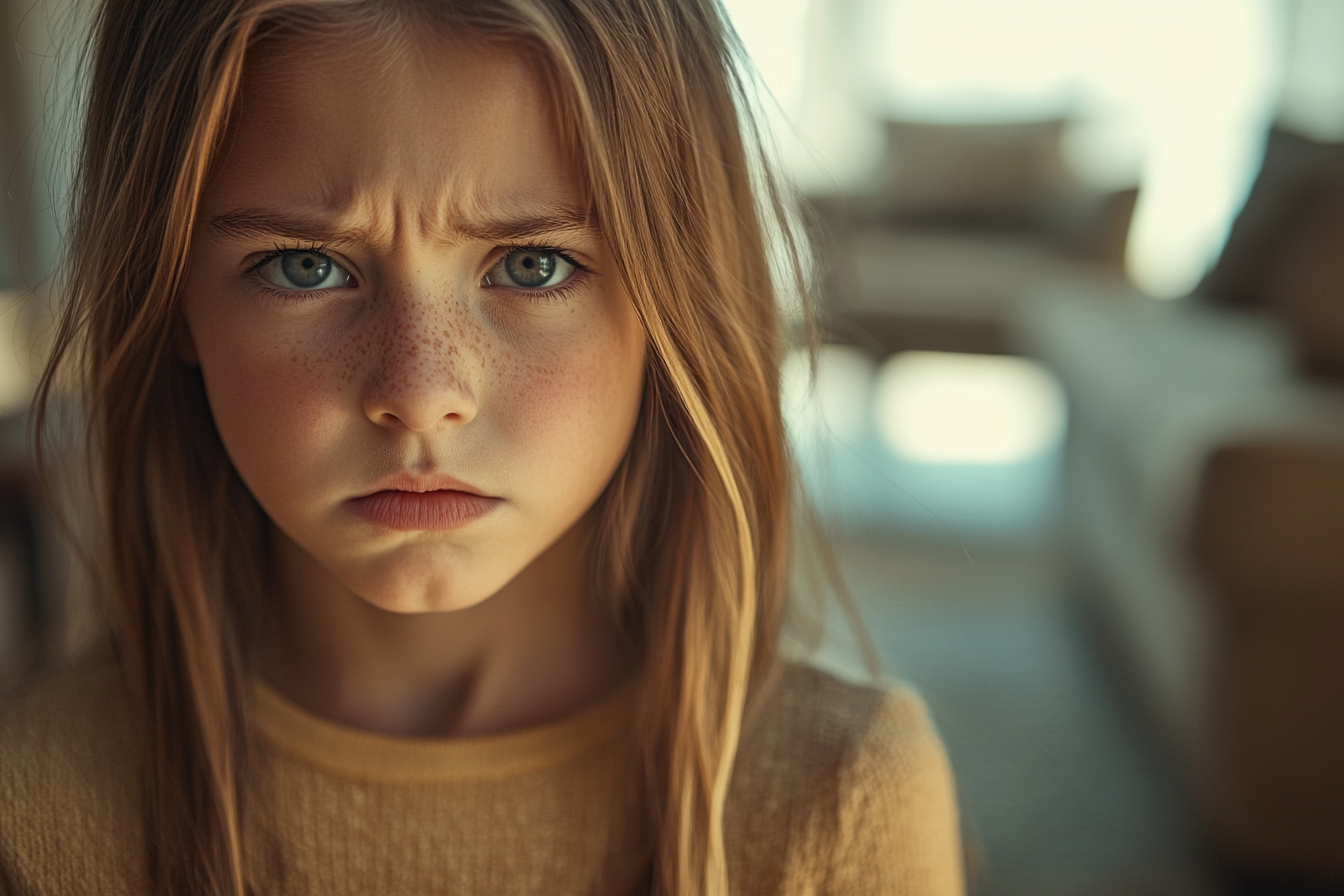 Une fille bouleversée | Source : Midjourney