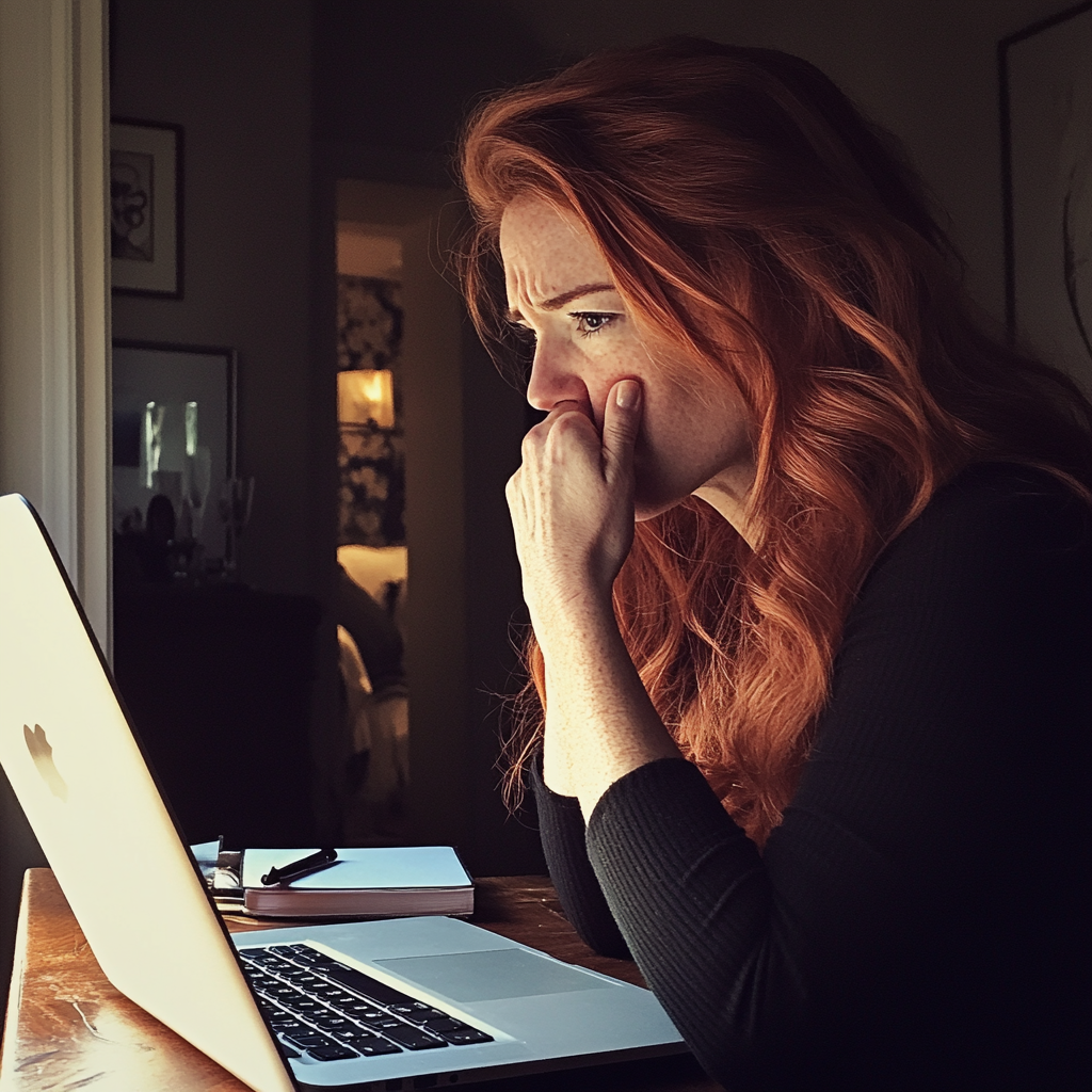 Une femme bouleversée | Source : Midjourney