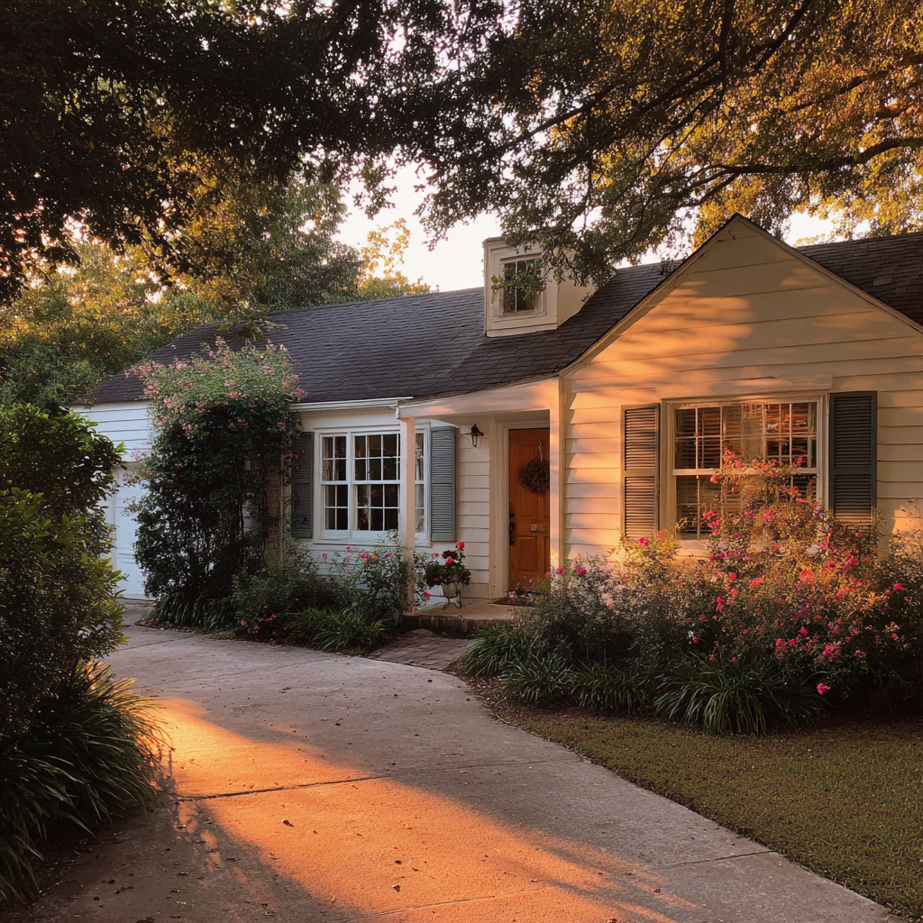 L'extérieur d'une maison | Source : Midjourney