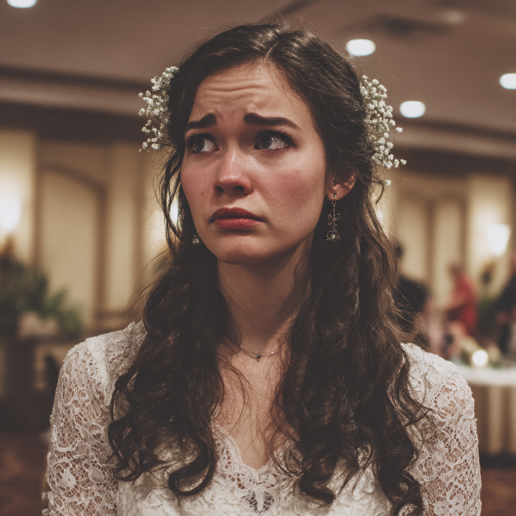 Une mariée en pleurs | Source : Midjourney