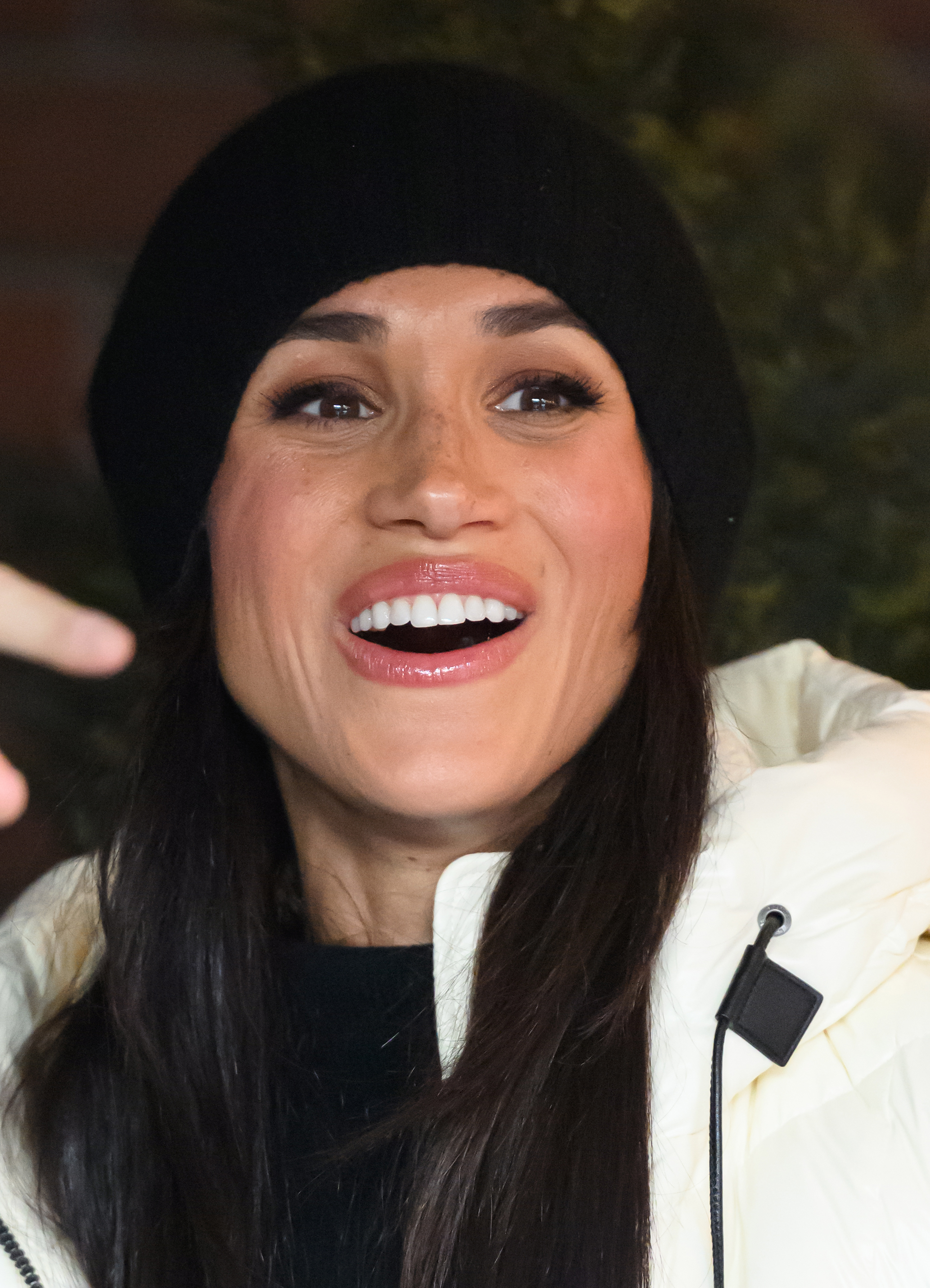 Meghan Markle est vue lors de la célébration de bienvenue à Whistler pendant le deuxième jour des Jeux Invictus 2025, le 10 février 2025, à Whistler, en Colombie-Britannique | Source : Getty Images