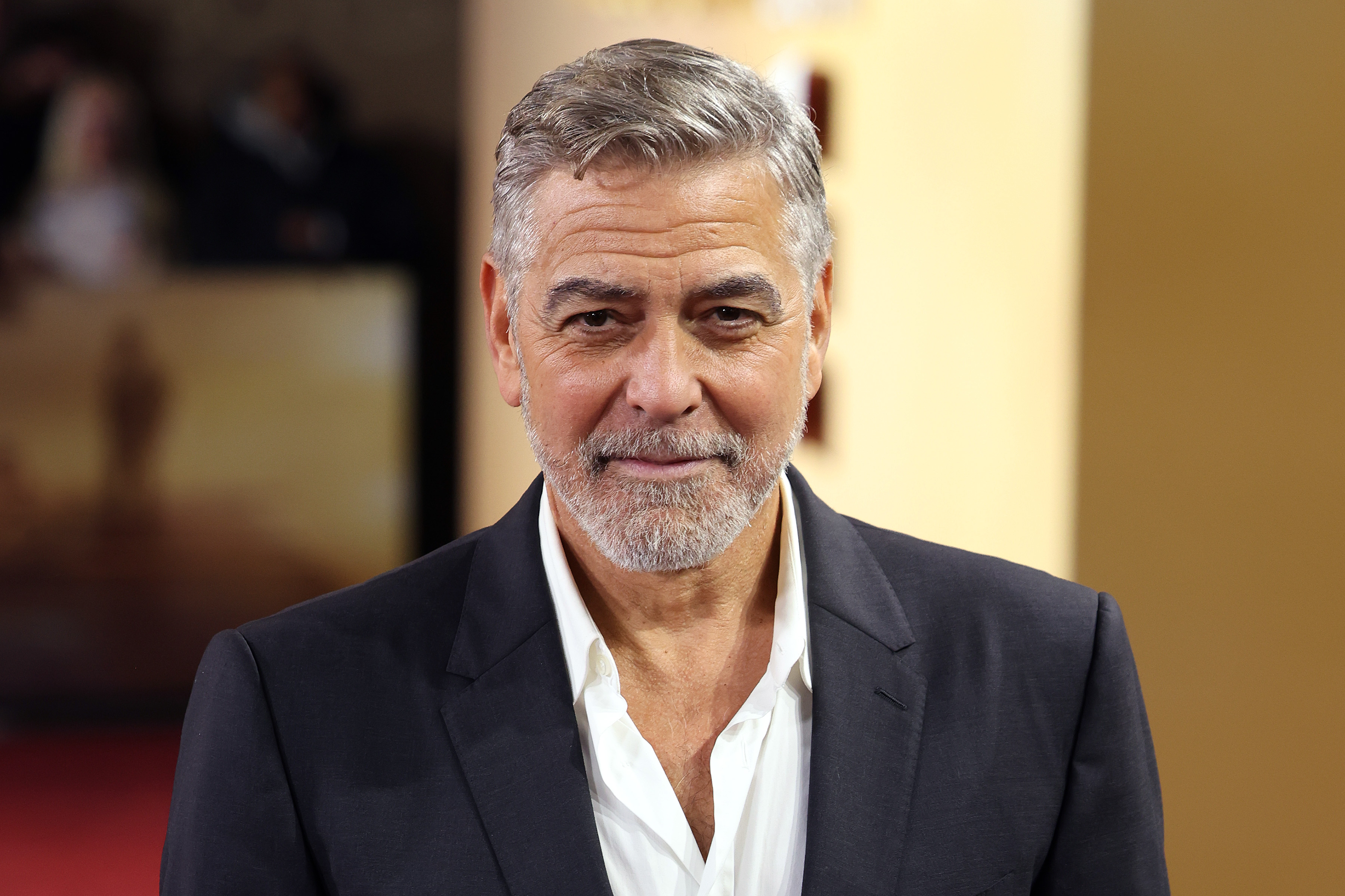 George Clooney assiste à la première britannique de "Ils étaient un seul homme", 2023 | Source : Getty Images