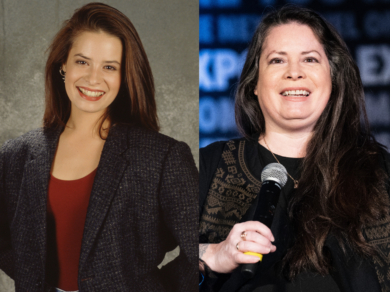 Holly Marie Combs en 1992 | Holly Marie Combs en 2024 | Source : Getty Images