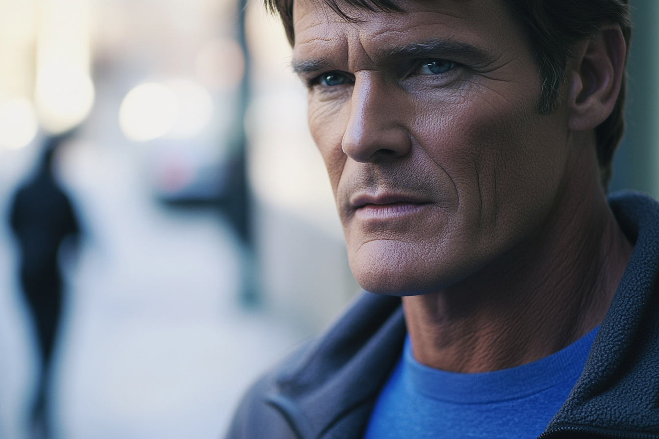 Un gros plan du visage d'un homme | Source : Midjourney