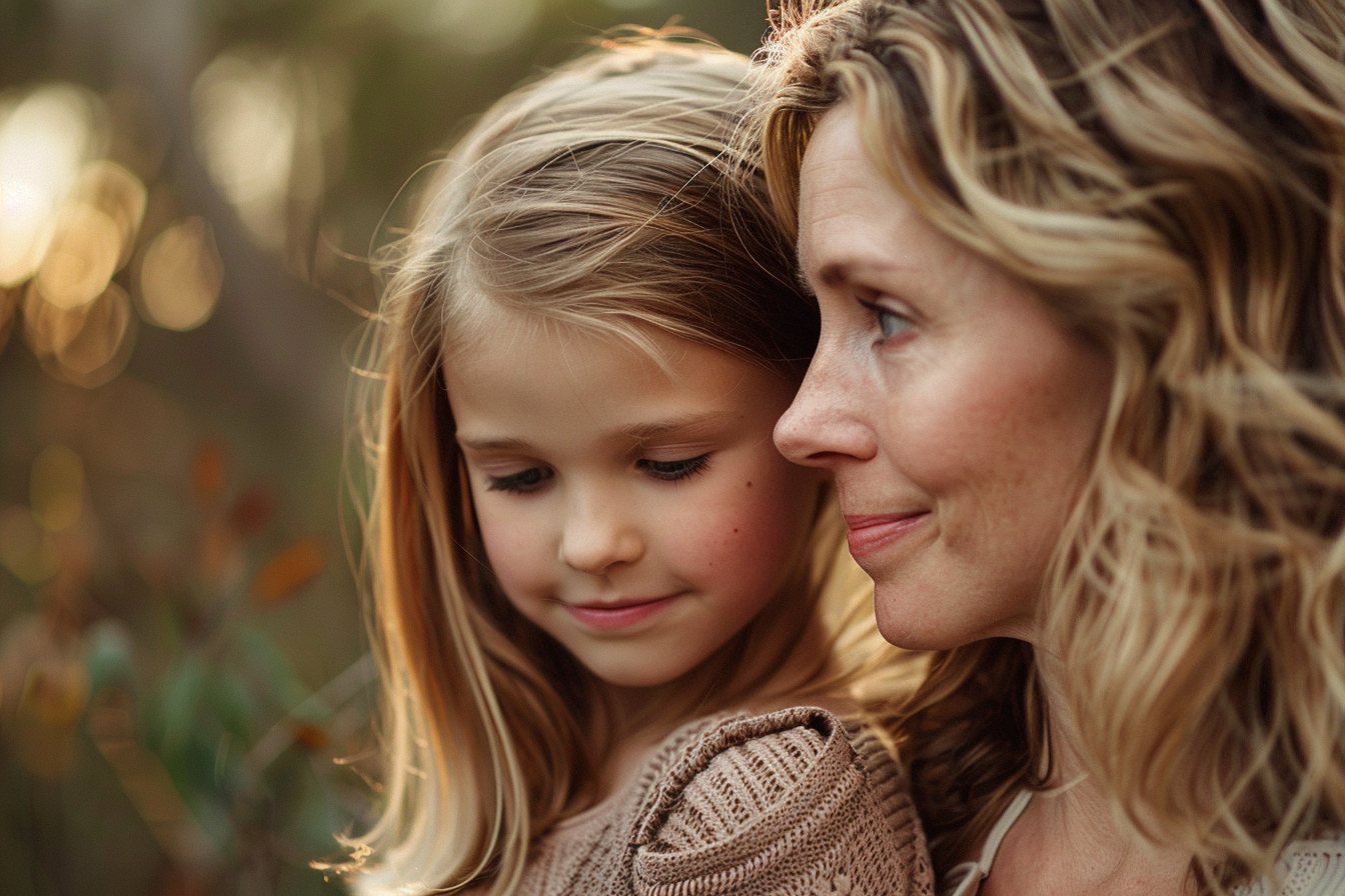 Une mère et une fille heureuses | Source : Midjourney