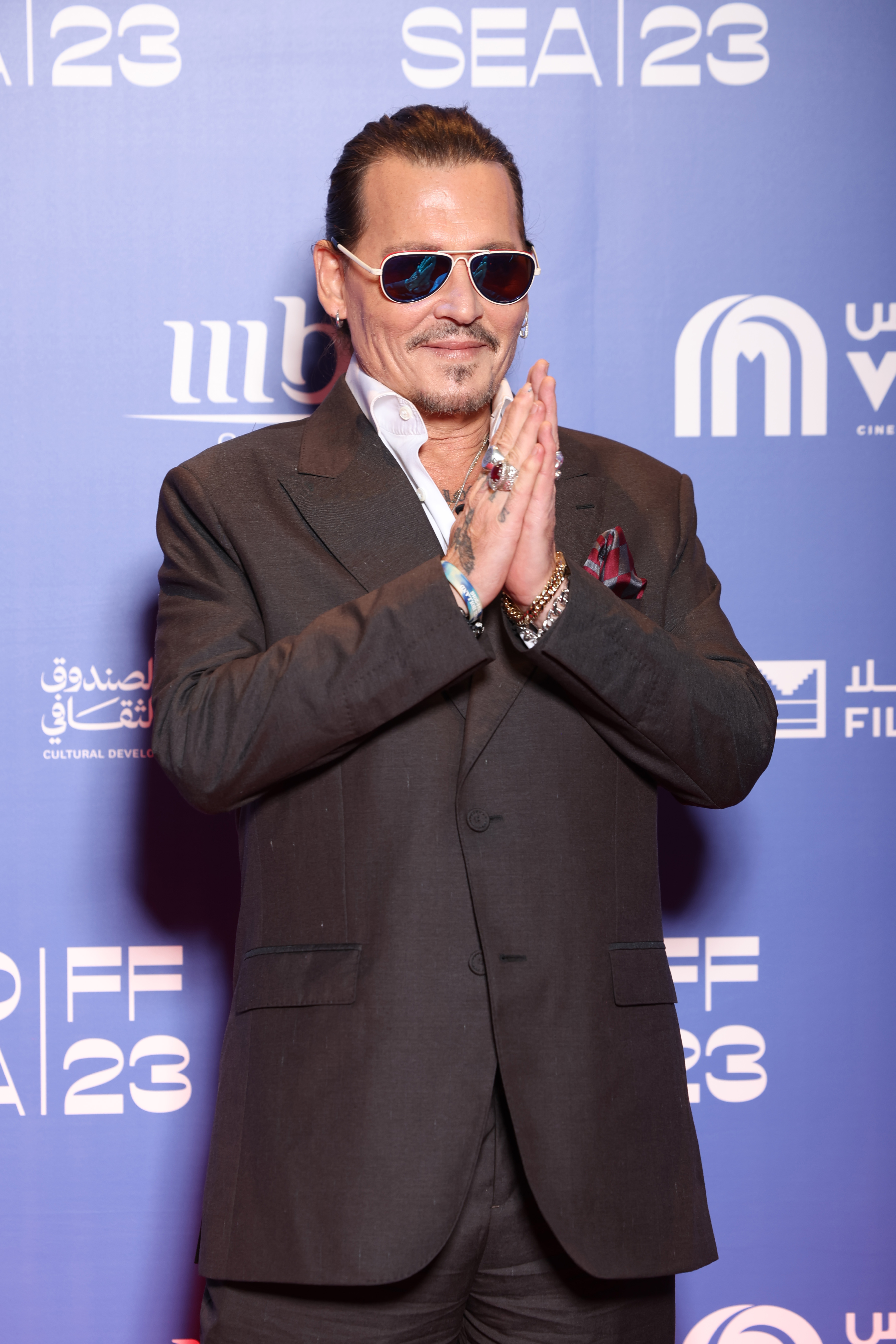 Johnny Depp au festival international du film de la mer Rouge à Jeddah, en Arabie saoudite, le 1er décembre 2023 | Source : Getty Images