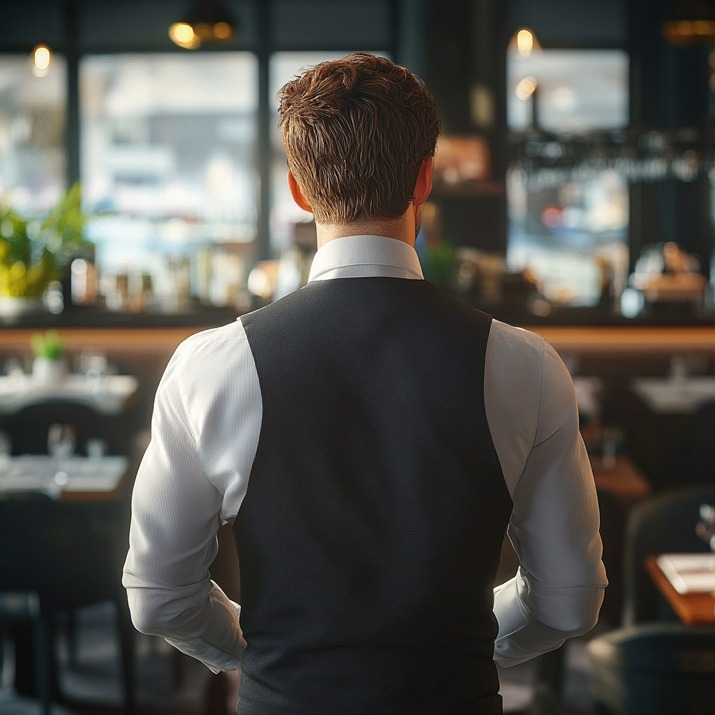 Un homme dans un restaurant | Source : Midjourney