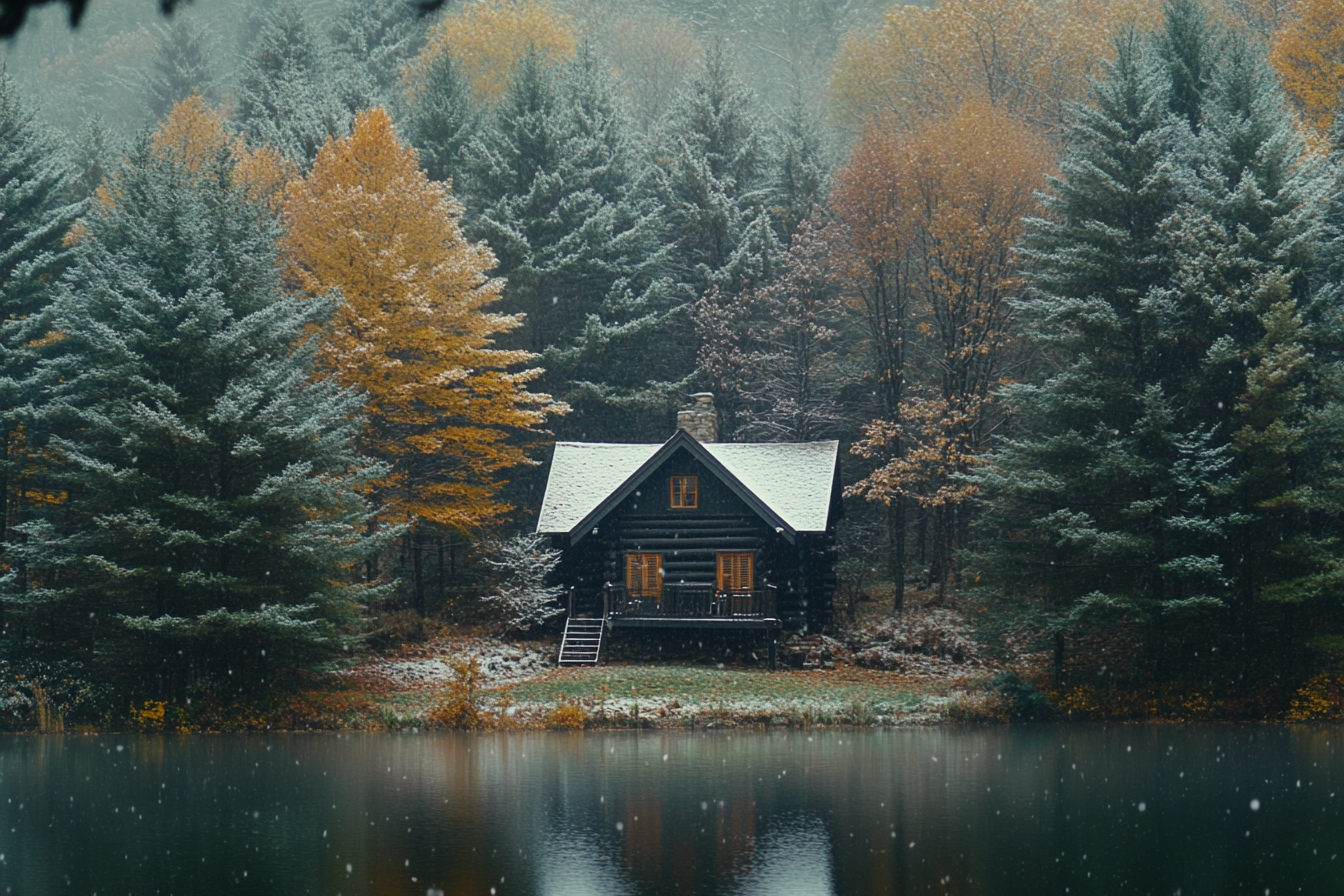 Une cabane dans les bois | Source : Midjourney