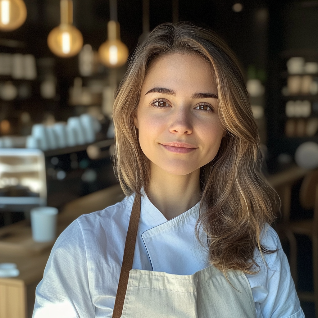 Une femme souriante | Source : Midjourney