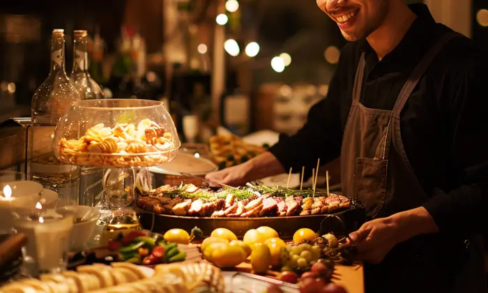 Le visage de David s'illumine devant la pâte à tartiner du dîner | Source : Midjourney